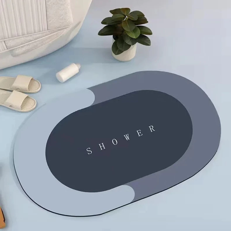 kit Tapete para Banheiro de Secagem Rápida e Super Absorvente - Ideal para Chuveiro, Cozinha e Varanda