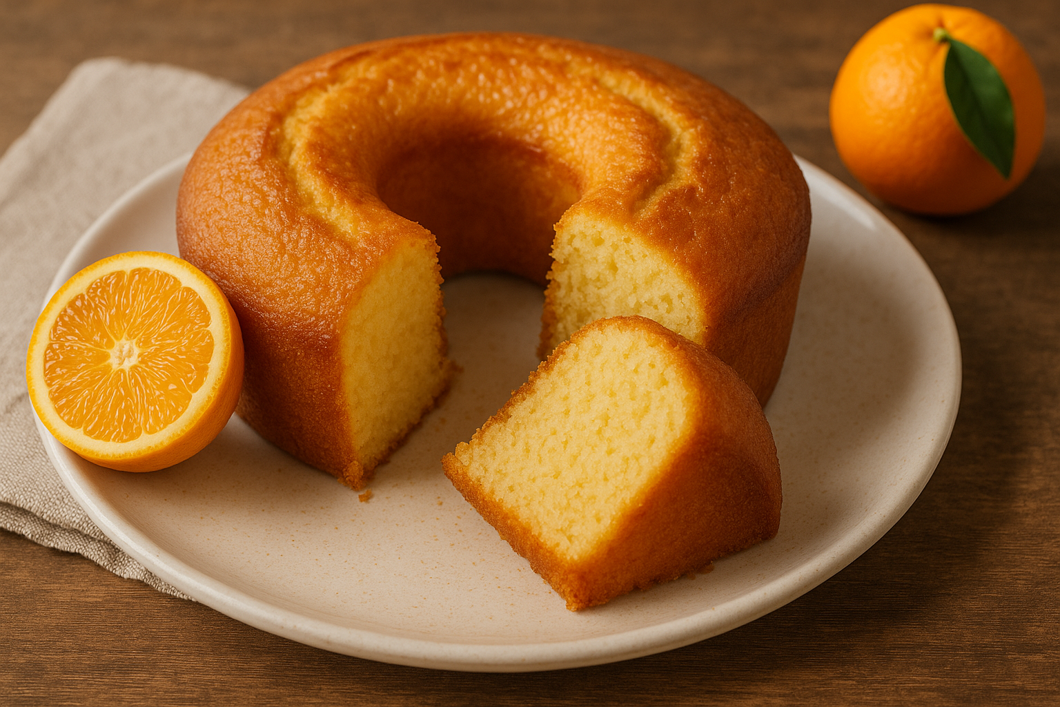 Bolo de Laranja Fofinho